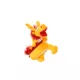 Product MIGHTY JR Dragon Yellow Dog Toy
