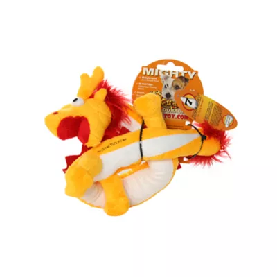Product MIGHTY JR Dragon Yellow Dog Toy