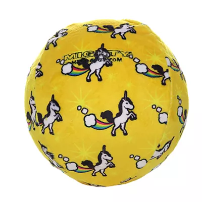 Product MIGHTY Ball Large Unicorn Dog Toy