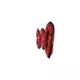 Product TUFFY® Ultimate 3-Way Tug Red Paw Dog Toy