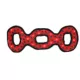Product TUFFY® Ultimate 3-Way Tug Red Paw Dog Toy