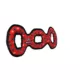 Product TUFFY® Ultimate 3-Way Tug Red Paw Dog Toy