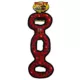 Product TUFFY® Ultimate 3-Way Tug Red Paw Dog Toy