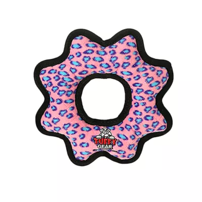 Product TUFFY® Ultimate Gear Ring Pink Leopard Dog Toy