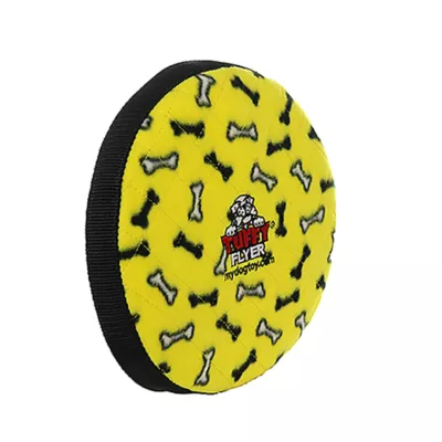 Product TUFFY® Ultimate Flyer Yellow Bone Dog Toy
