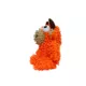 Product MIGHTY JR Microfiber Ball Bull Orange Dog Toy