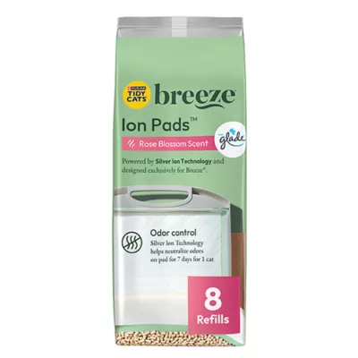 Product Purina Tidy Cats Breeze Cat Litter Box Pads Refill Pack With Glad - Garden Grove Scent, 8 Count