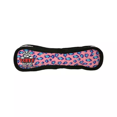 Product TUFFY® Ultimate Bone Pink Leopard Dog Toy