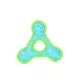 Product DuraForce JR Tiger Triangle Ring Dog Toy