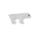 Product MIGHTY JR Arctic Polar Bear Dog Toy