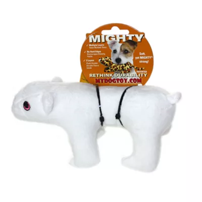 Product MIGHTY JR Arctic Polar Bear Dog Toy