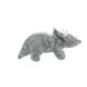Product MIGHTY JR Dinosaur Triceratops Gray Dog Toy