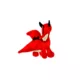 Product MIGHTY JR Dragon Red Dog Toy