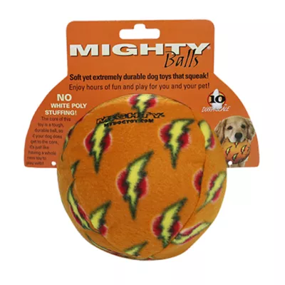 Product MIGHTY Large Orange Ball Dog Toy