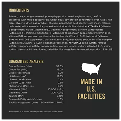 Product Purina Pro Plan Complete Essentials Dry Cat Food - Shredded Blend Salmon & Rice