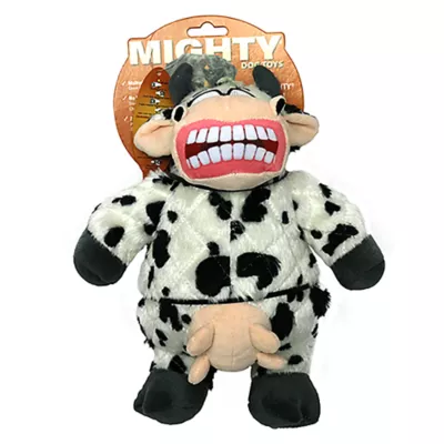 Product MIGHTY Angry Animals Cow Dog Toy