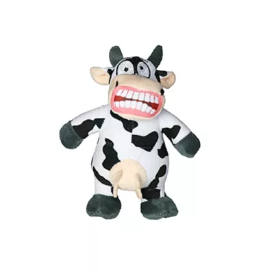 Product MIGHTY JR Angry Animals Cow Dog Toy