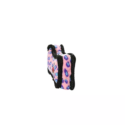Product TUFFY® JR Thick Bone Pink Leopard Dog Toy