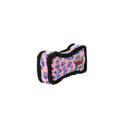 Product TUFFY® JR Thick Bone Pink Leopard Dog Toy