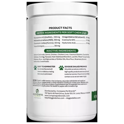 Product Doggie Dailies Chicken Hip & Joint Chews 225 ct