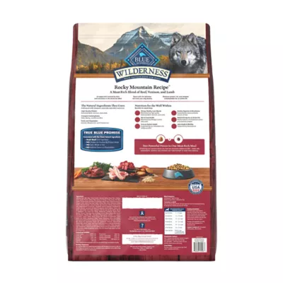 Product Blue Buffalo Wilderness Rocky Mountain Recipe Adult Dog Dry Food - Red Meat, 22 lb
