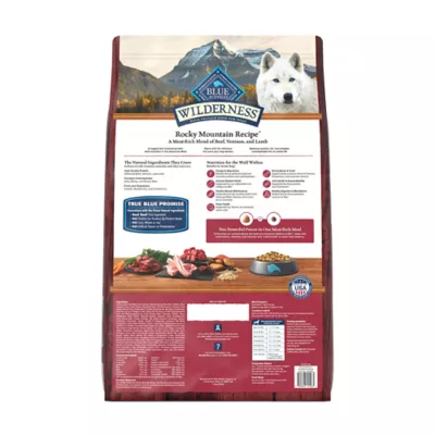 Product Blue Buffalo Wilderness Rocky Mountain Recipe Senior 7+ Dry Dog Food - Red Meat, 22 lb