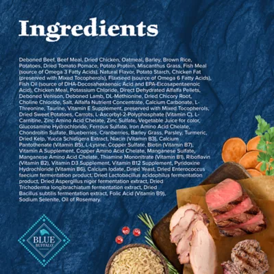 Product Blue Buffalo Wilderness Rocky Mountain Recipe Senior 7+ Dry Dog Food - Red Meat, 22 lb