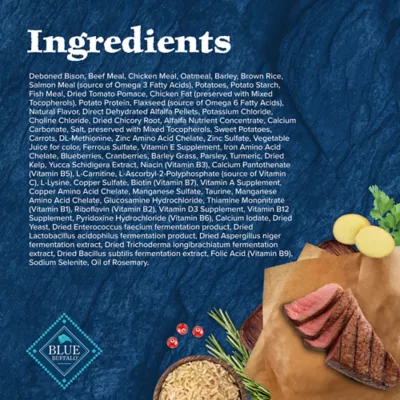 Product Blue Buffalo Wilderness Rocky Mountain Recipe Adult Dog Dry Food - Bison, 22 lb