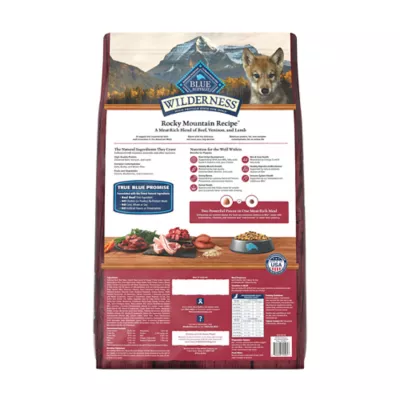 Product Blue Buffalo Wilderness Rocky Mountain Recipe Puppy Dry Dog Food - Red Meat, 22 lb