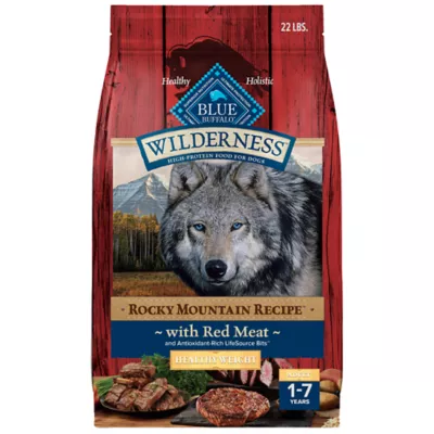 Product Blue Buffalo Wilderness Rocky Mountain Recipe Healthy Weight Adult Dog Dry Food - Red Meat, 22 lb