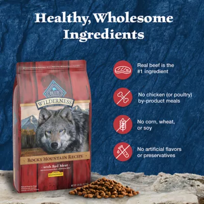 Product Blue Buffalo Wilderness Rocky Mountain Recipe Healthy Weight Adult Dog Dry Food - Red Meat, 22 lb