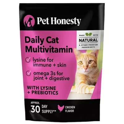 Product PetHonesty Dual Texture Multivitamin Chews Supplement for Cats 3.7 oz
