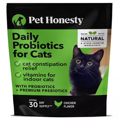 Product Pet Honesty Probiotics Gut + Immune Health Chews Supplement for Cats 3.7 oz
