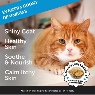 Product  Pet Honesty Skin & Coat Health Chews Supplement for Cats 3.7 oz