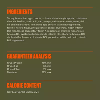 Product NOM NOM All Life Stages Frozen Dog Food - Turkey