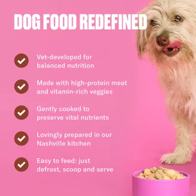 Product NOM NOM All Life Stages Frozen Dog Food - Beef