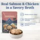 Product Blue Buffalo Tender Shreds Salmon & Chicken in Savory Broth All Life Stages Dog Food Topper - 2.5 oz