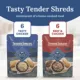 Product Blue Buffalo Tender Shreds Variety Pack All Life Stage Dog Food Topper - Chicken & Beef, 12 Count