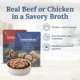 Product Blue Buffalo Tender Shreds Variety Pack All Life Stage Dog Food Topper - Chicken & Beef, 12 Count