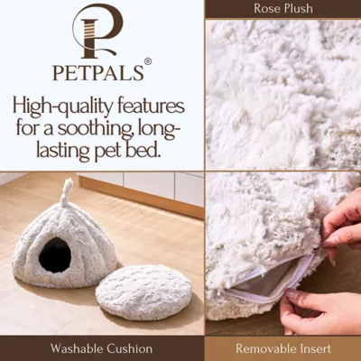 Product PetPals Cat Cave with Removable, Washable Bed