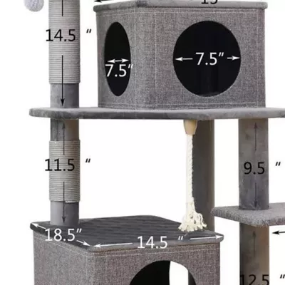 Product Catry Large Size Dark Grey Cat Tree