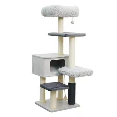 Product Catry White 5-Level  Large Cat Tree