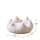 Product PetPals White Crown Cat Bed with Removable, Washable Bed