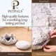 Product PetPals White Crown Cat Bed with Removable, Washable Bed