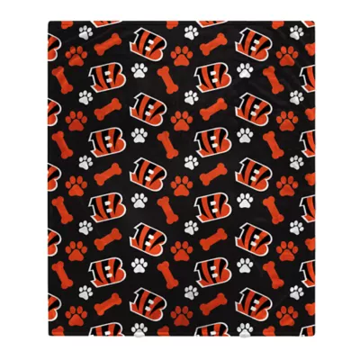 Product Pegasus Sports NFL Cincinnati Bengals Repeat Bones Pet Blanket