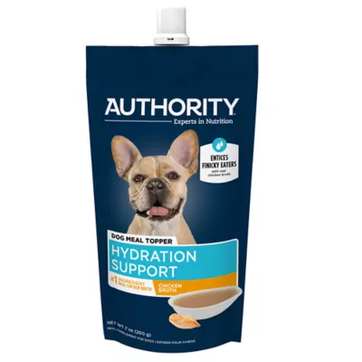 Product Authority Hydration Support Adult Dog Meal Topper - Chicken Broth, 7 oz
