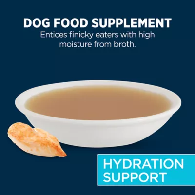 Product Authority Hydration Support Adult Dog Meal Topper - Chicken Broth, 7 oz