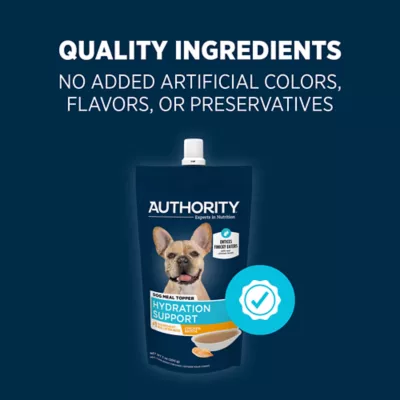 Product Authority Hydration Support Adult Dog Meal Topper - Chicken Broth, 7 oz