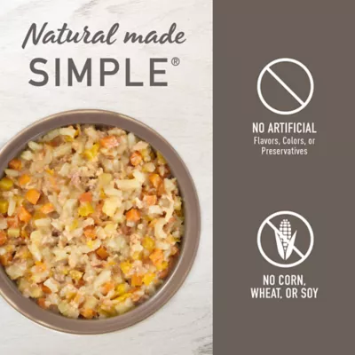 Product Simply Nourish Adult Wet Dog Food - Salmon, Chicken & Rice Stew, 10 oz