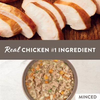 Product Simply Nourish Adult Wet Dog Food - Chicken & Vegetable in Broth, 10 oz